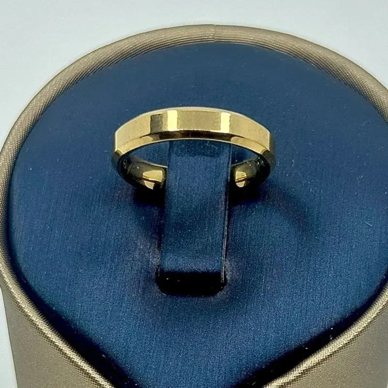 ALIANÇA QUADRADA FINA 5MM AÇO 316L AS1903