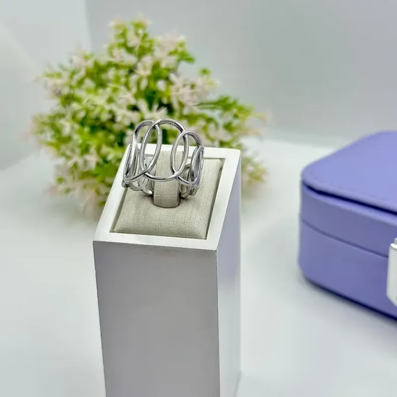 ANEL CIRCULOS AJUSTÁVEL AÇO 316L AS1818