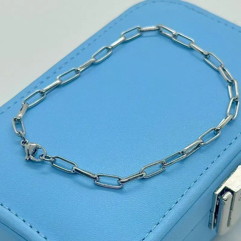 PULSEIRA ELO CARTIER ARRENDONDADO 4MM AÇO 316L PS1884