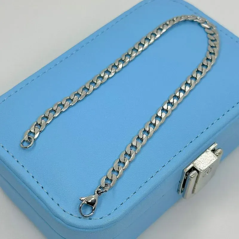 PULSEIRA ELO GRUMET LISO 5MM AÇO 316L PS1880