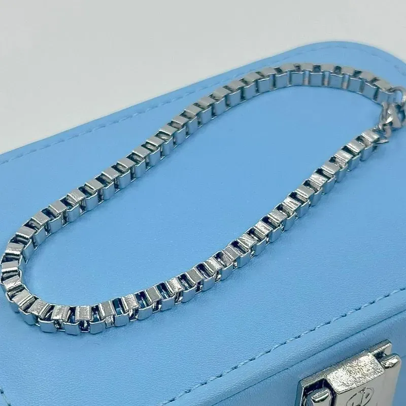 PULSEIRA ELOS QUADRADOS ENTRELAÇADOS AÇO 316L PS1888