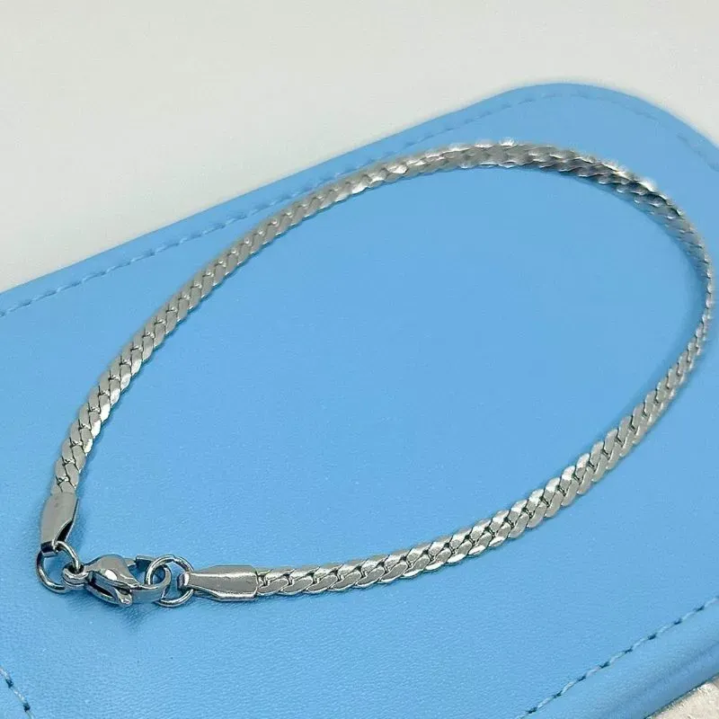 PULSEIRA TRANÇADA 4MM AÇO 316L PS1871