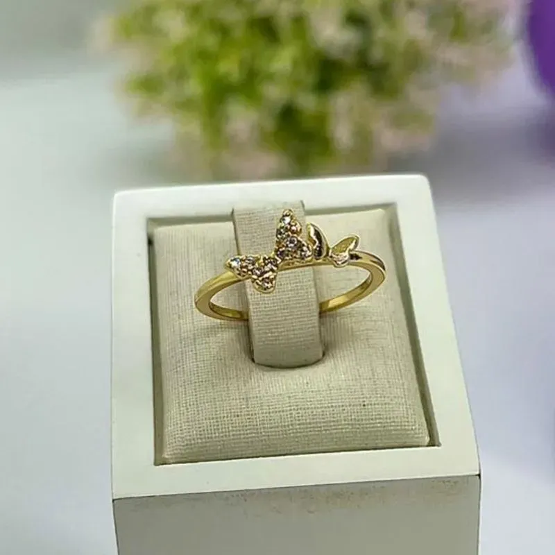 ANEL FALANGE DUO BORBOLETAS AO2020