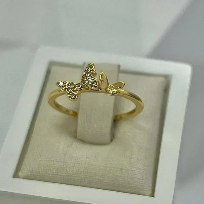 ANEL FALANGE DUO BORBOLETAS AO2020