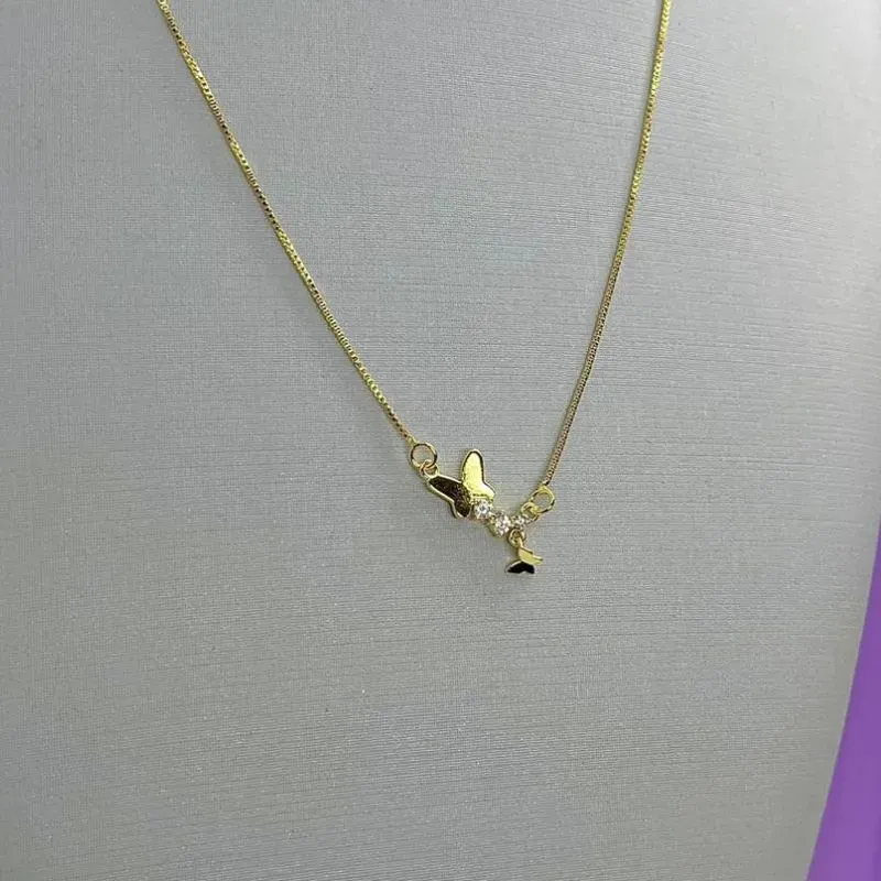 COLAR DUO BORBOLETAS CO1999