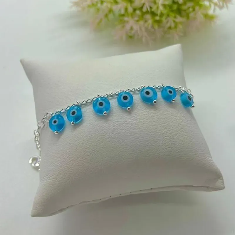 PULSEIRA OLHO GREGO AZUL AQUA PP1958