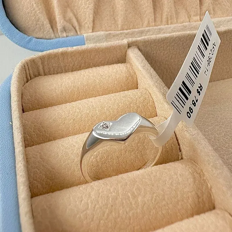 ANEL CORAÇÃO ESTICADO COM PONTO DE LUZ AP2096