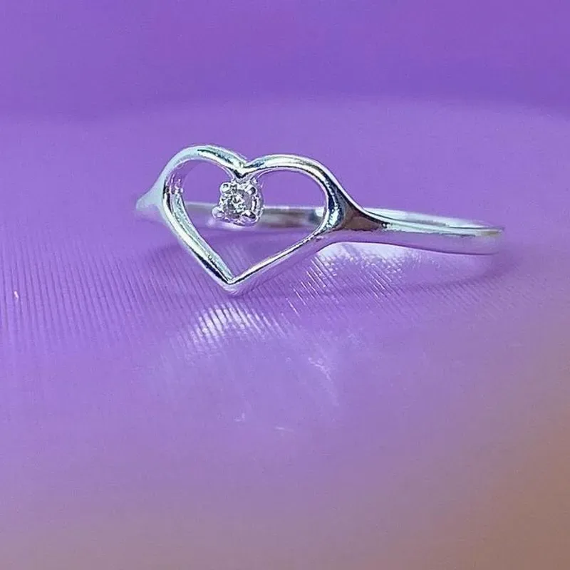 ANEL FALANGE CORAÇÃOZINHO E PONTO DE LUZ AP1418