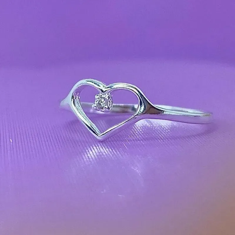 ANEL FALANGE CORAÇÃOZINHO E PONTO DE LUZ AP1418