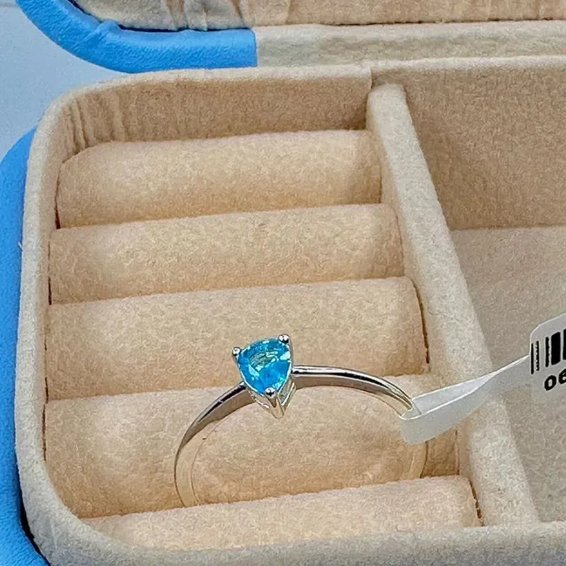 ANEL PEDRA OVAL AZUL CLARO AP2082