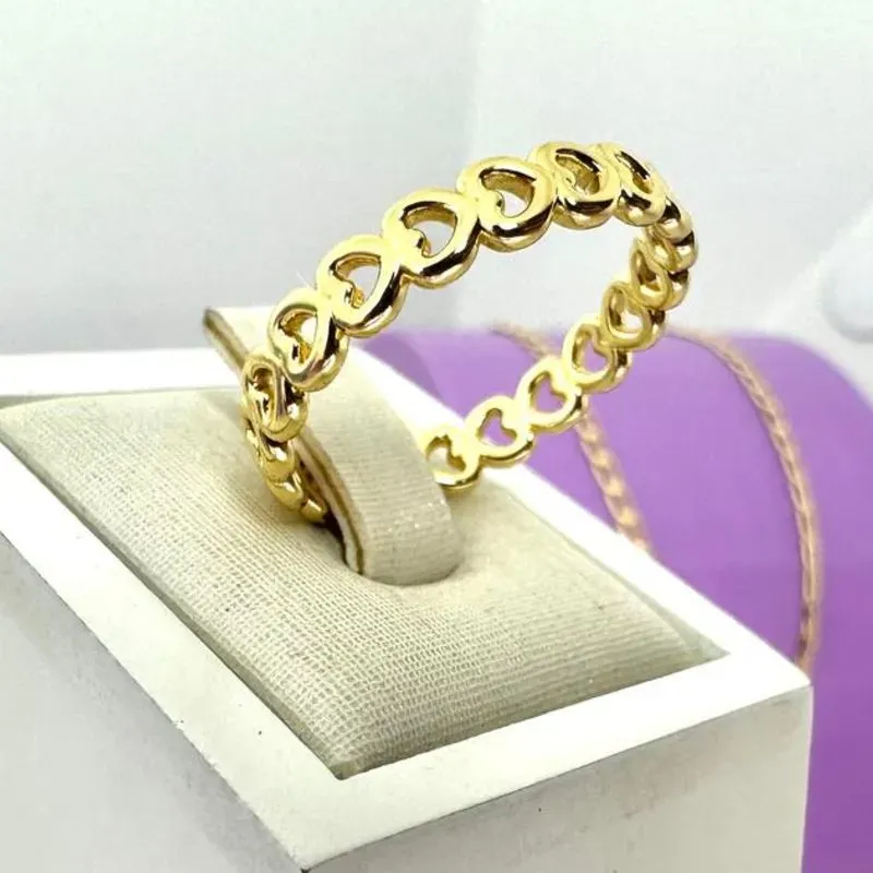 ANEL SEQUÊNCIA DE CORAÇÕES A01453