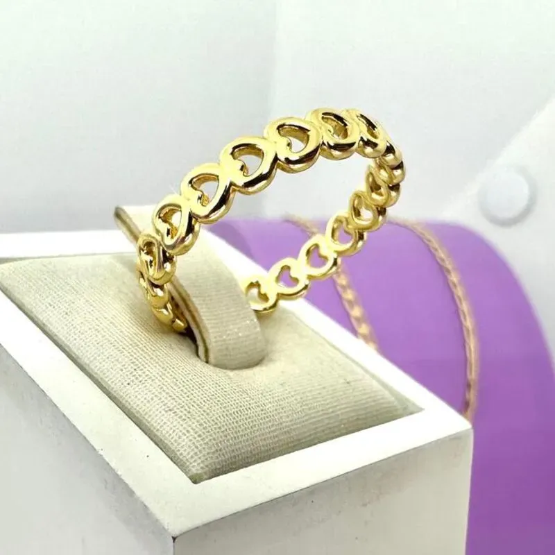 ANEL SEQUÊNCIA DE CORAÇÕES AO1453