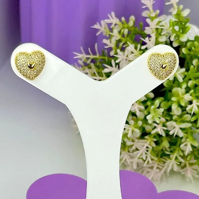 BRINCO GLAMOUR CORAÇÃO CRAVEJADO BO2169