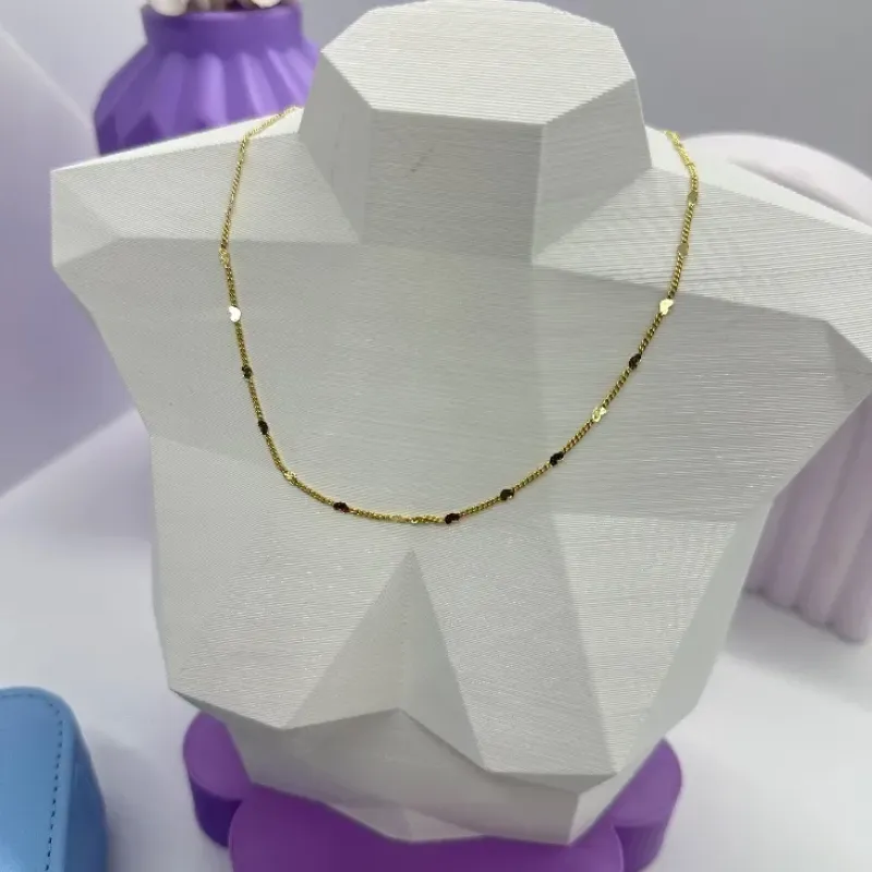 CHOKER DIAMANTADO MINI CORAÇÕES CO2069