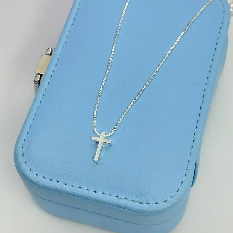 COLAR PING. CRUCIFIXO CHAPA MENOR CP2038