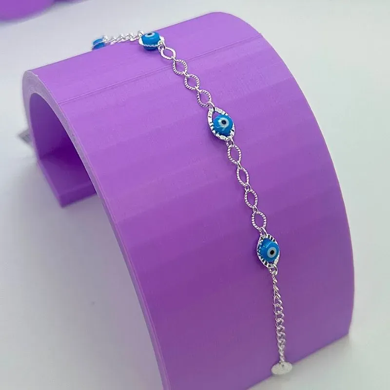 PULSEIRA OLHO GREGO DIAMANTADO PP1959