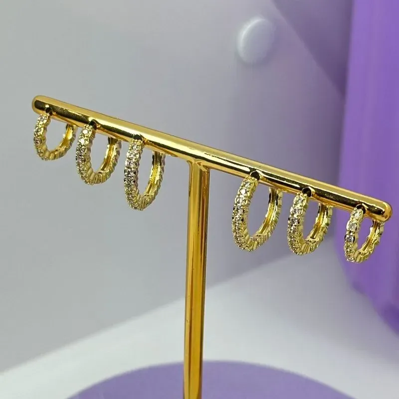 TRIO ARGOLAS CLICK CRAVEJADA 1 FELEIRA BO2151