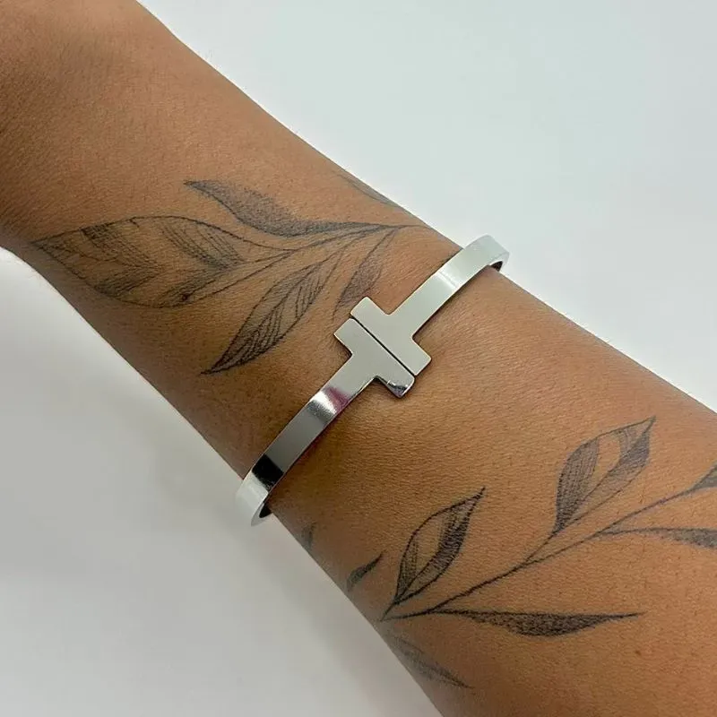 BRACELETE DIVINE MINIMAL AÇO 316L PS8190