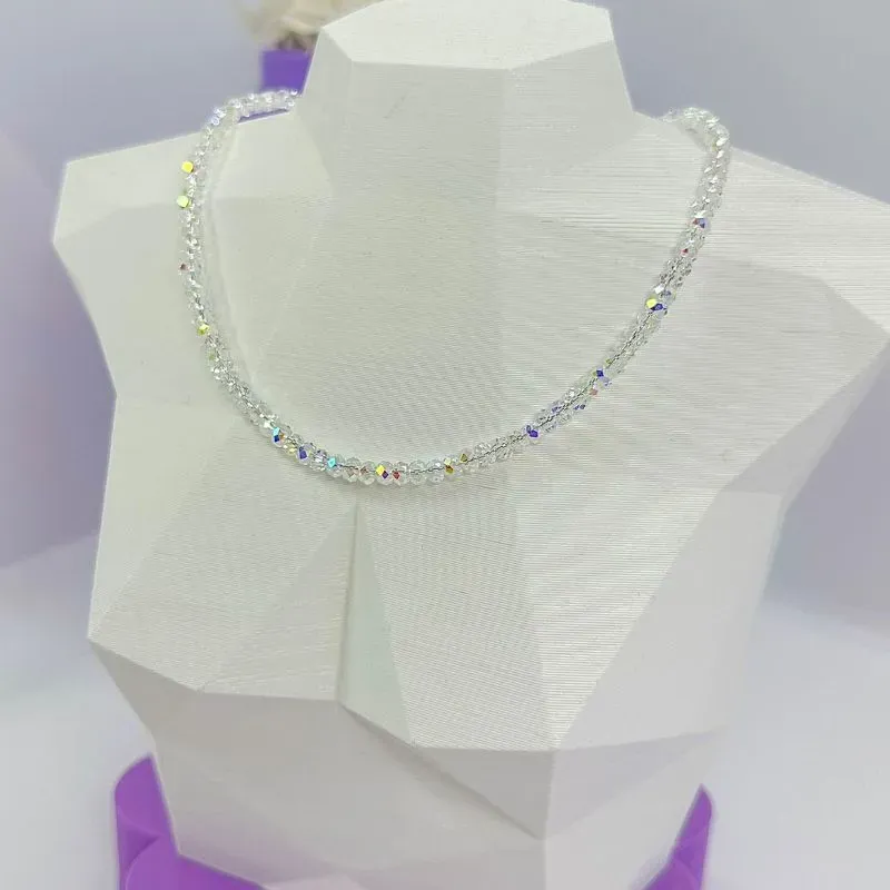 CHOKER CRISTAIS AÇO 316L CS2188