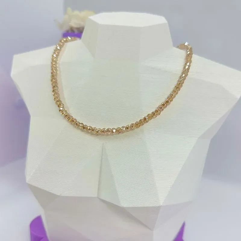 CHOKER CRISTAIS AÇO 316L CS2188