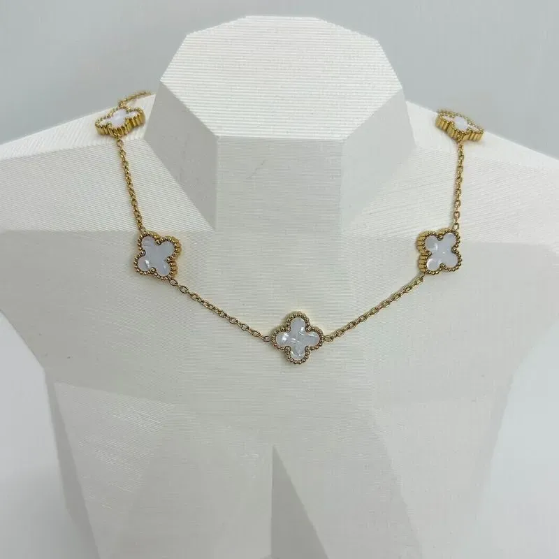 COLAR RÉPLICA VAN CLEEF AÇO 316L CS2225