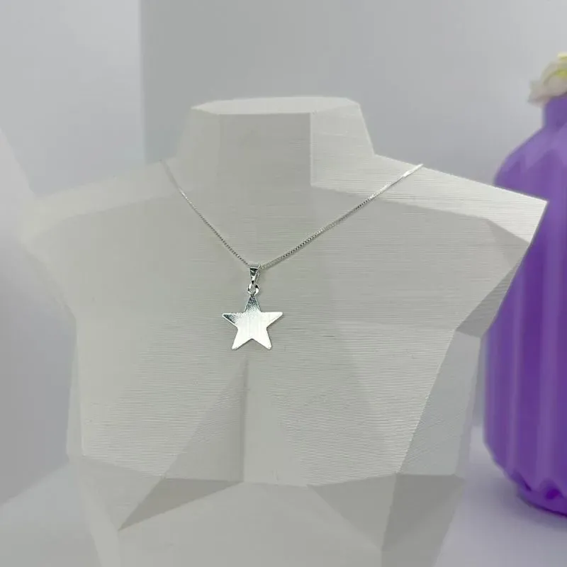 COLAR CHAPA ESTRELA LISA CP2117