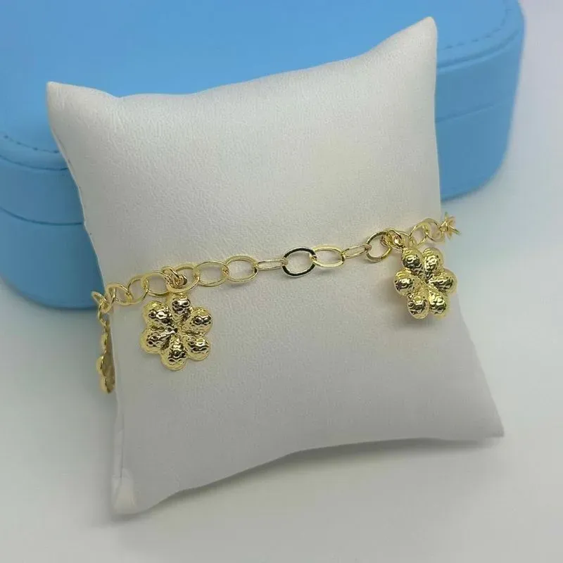 PULSEIRA ELOS COM FLORES PENDURADAS PO2409
