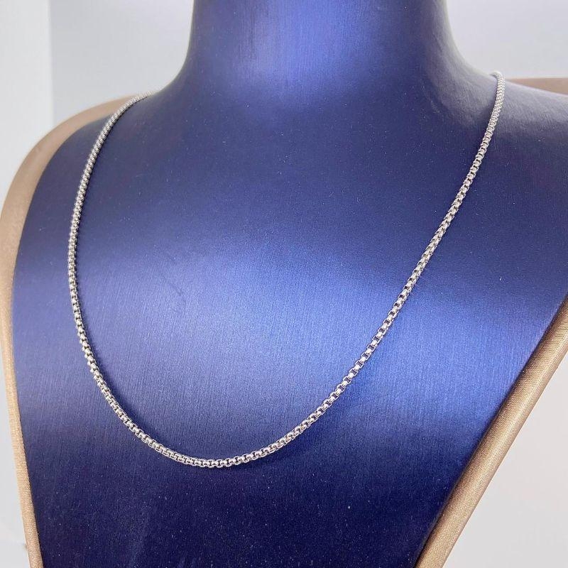 COLAR PIPOCA FINO 60CM AÇO 316L CS1856