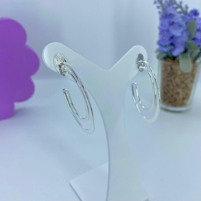ARGOLA OVAL ABERTA FIO DUPLO BP2747
