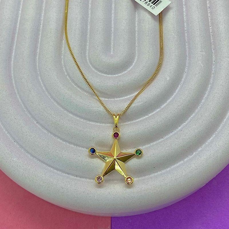 COLAR ESTRELA CADENTE COLOR CO683