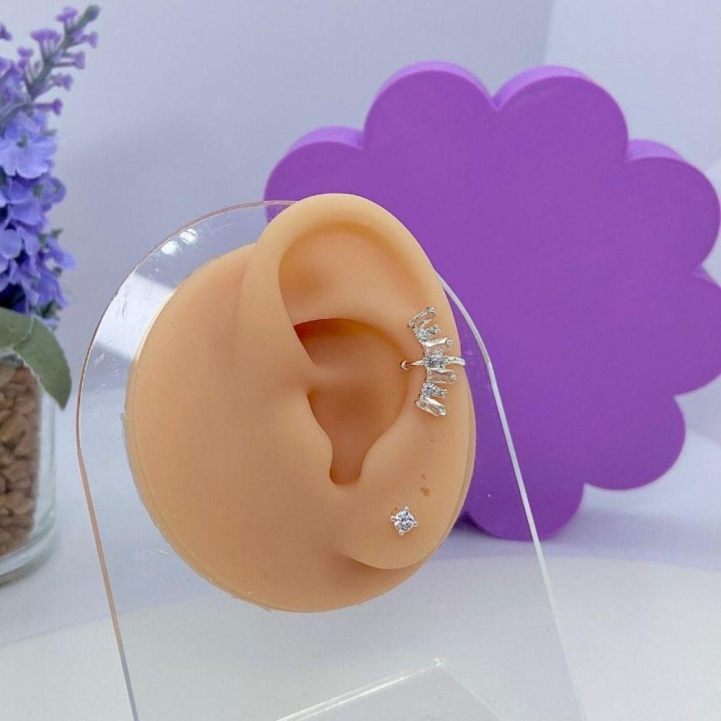 DUO PIERCING FAKE + PONTO DE LUZ BP1561