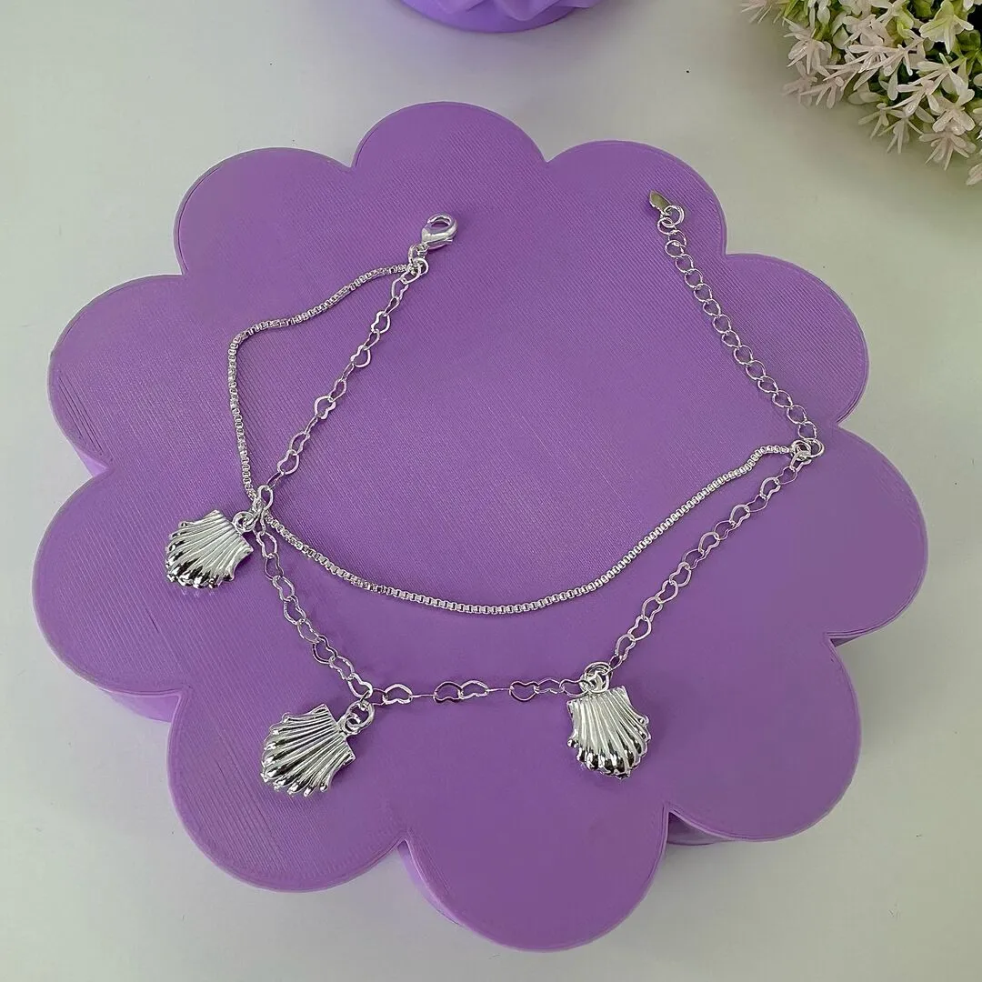 PULSEIRA DUPLA 3 CONCHAS PP1363