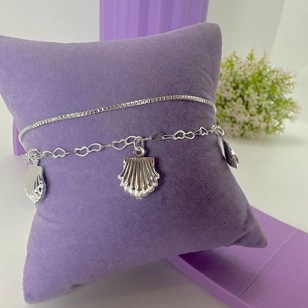 PULSEIRA DUPLA 3 CONCHAS PP1363