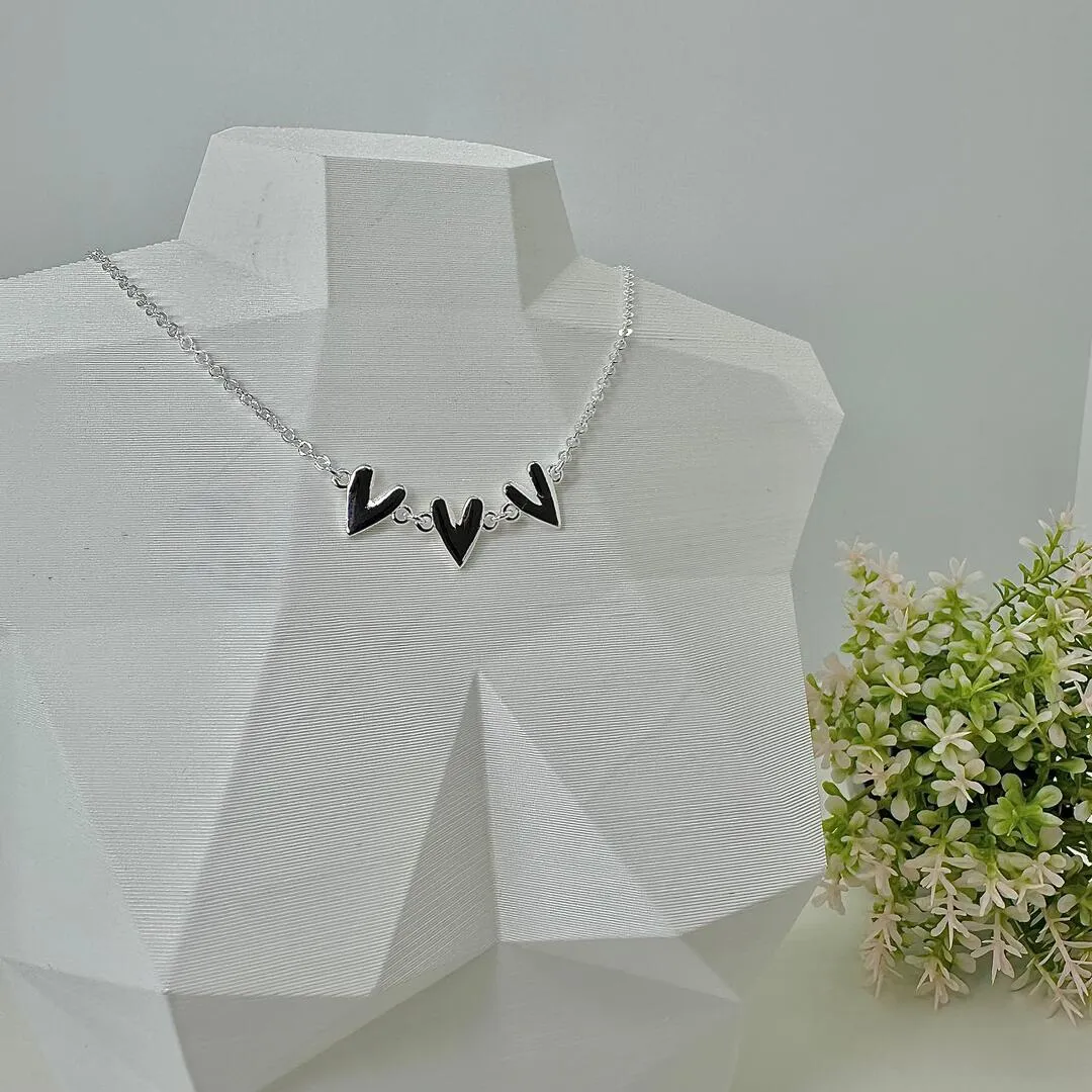 CHOKER 3 CORAÇÕES ESTICADINHOS CP1440