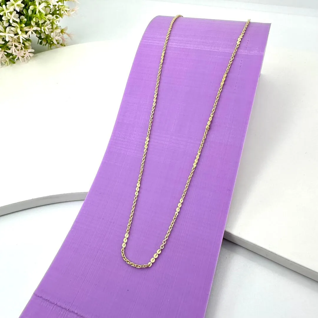 COLAR LISO ELO CADEADO 45CM CO1443