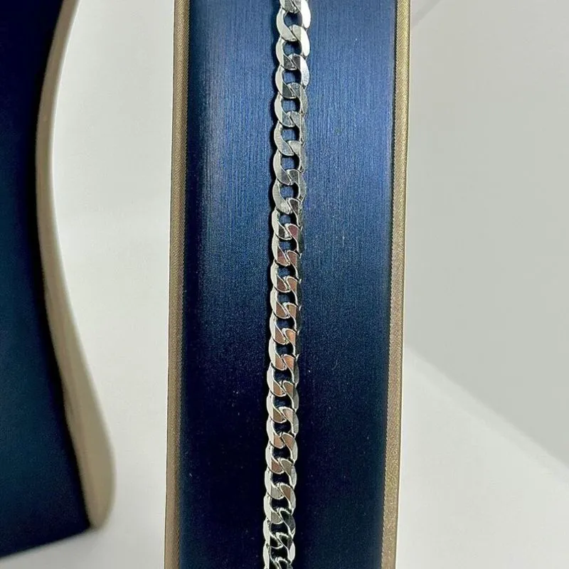 PULSEIRA ELO GRUMET DIAMANTADO AÇO 316L PS1640