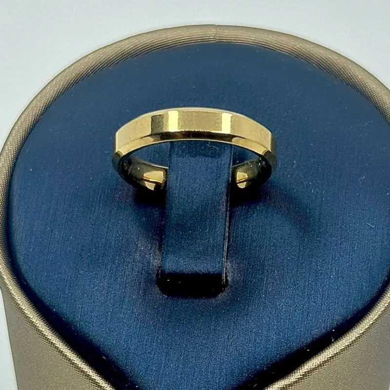 ALIANÇA QUADRADA FINA 5MM AÇO 316L AS1903