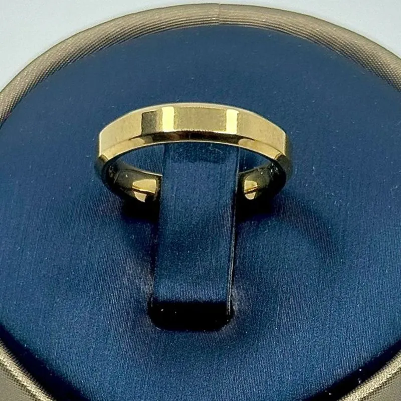 ALIANÇA QUADRADA FINA 5MM AÇO 316L AS1903