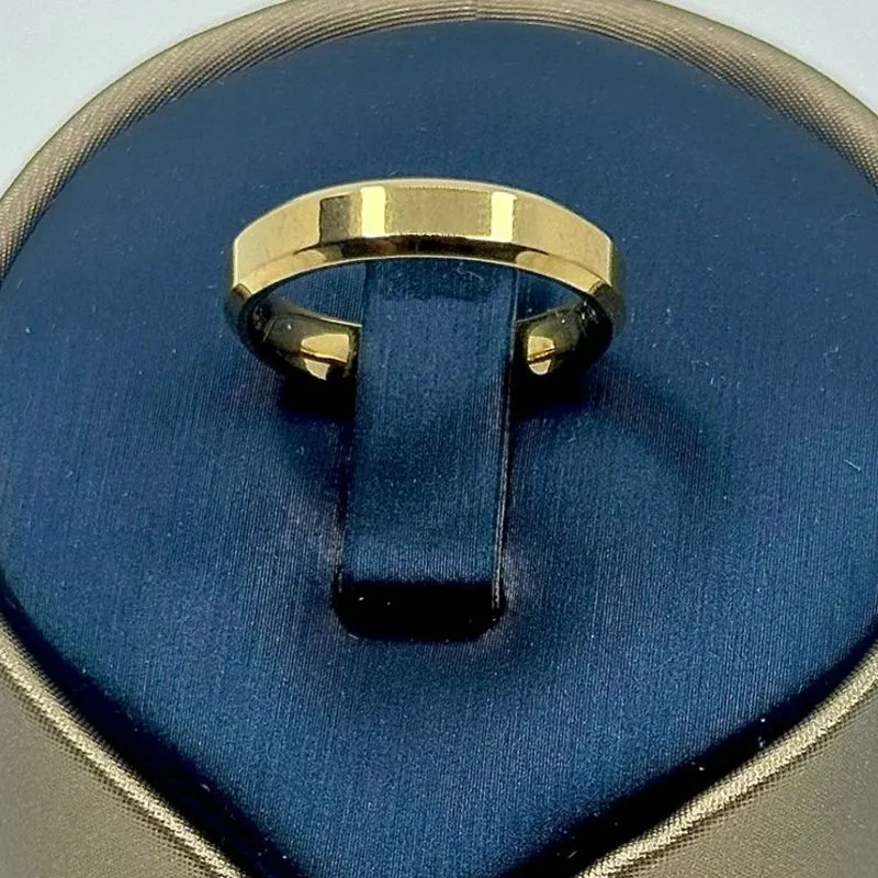 ALIANÇA QUADRADA FINA 5MM AÇO 316L AS1903