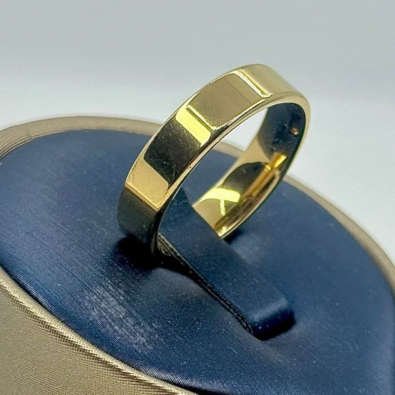 ALIANÇA QUADRADA LISA 6MM AÇO 316L AOS1904