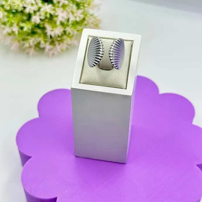 ANEL DUPLA CONCHA AJUSTÁVEL AÇO 316L AS1814