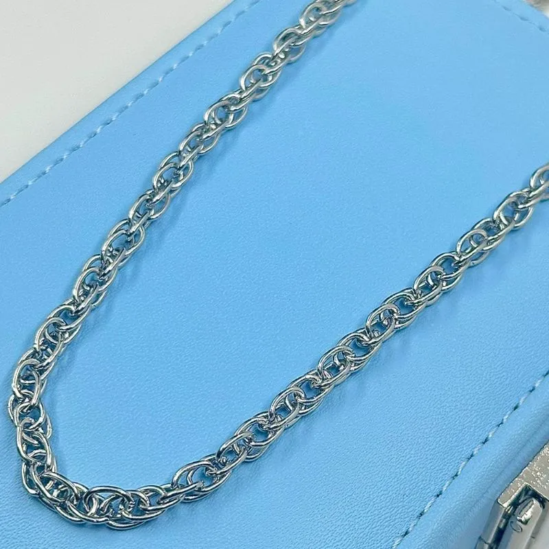 COLAR ELOS ENTRELAÇADOS 70CM AÇO 316L CS1835