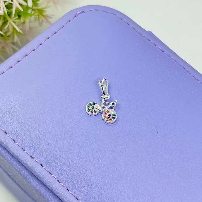 PINGENTE BIKE CRAVEJADA PGP1802