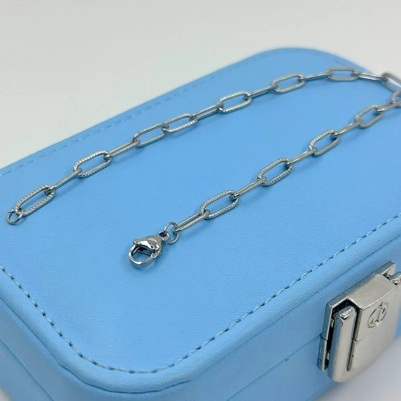 PULSEIRA CORRENTE COM DETALHES AÇO 316L PS1865