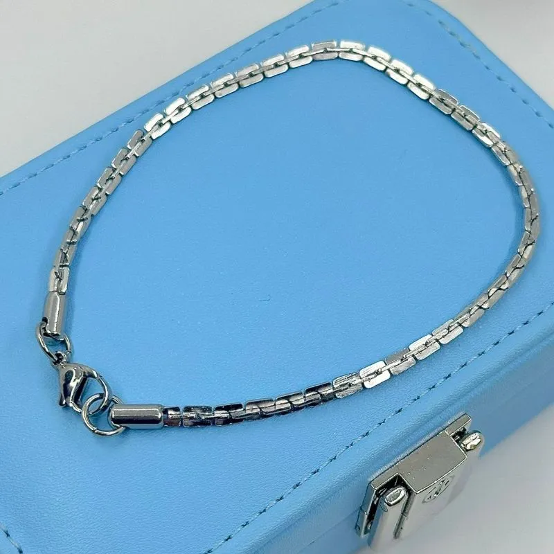 PULSERA ELOS QUADRADOS AÇO 316L PS1864