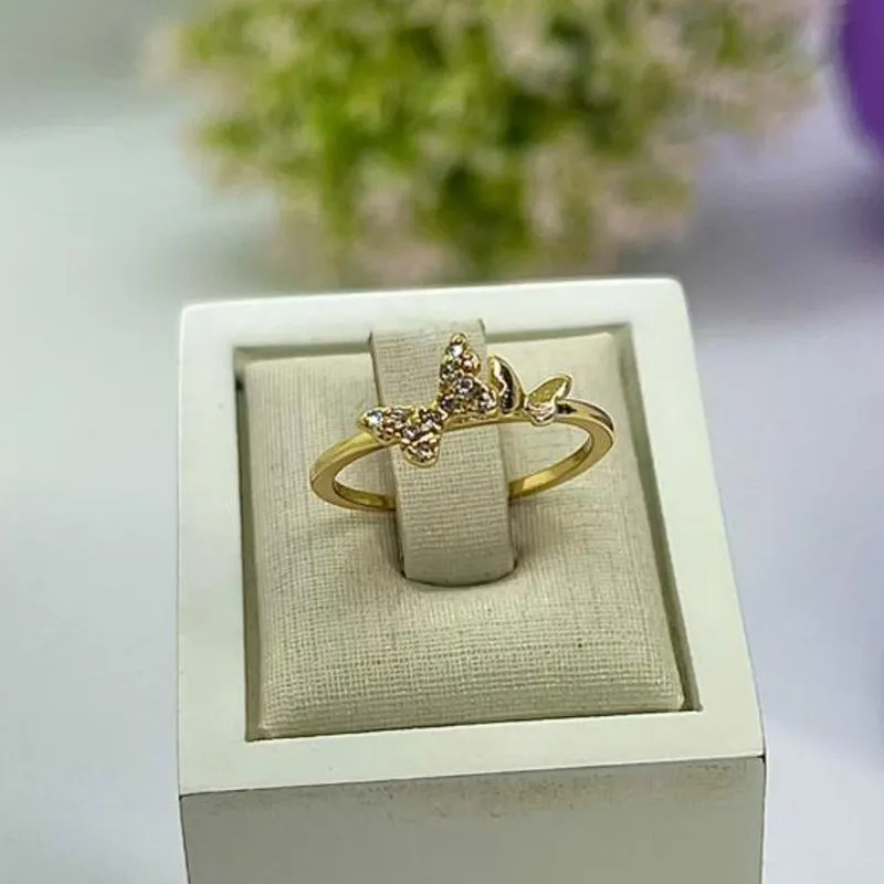 ANEL FALANGE DUO BORBOLETAS AO2020