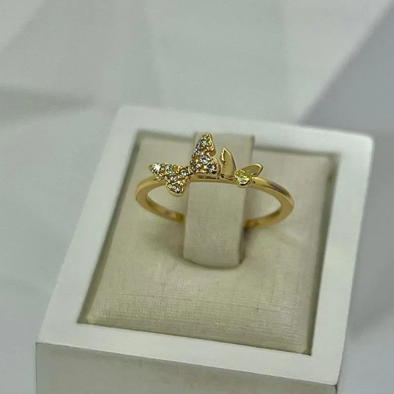 ANEL FALANGE DUO BORBOLETAS AO2020