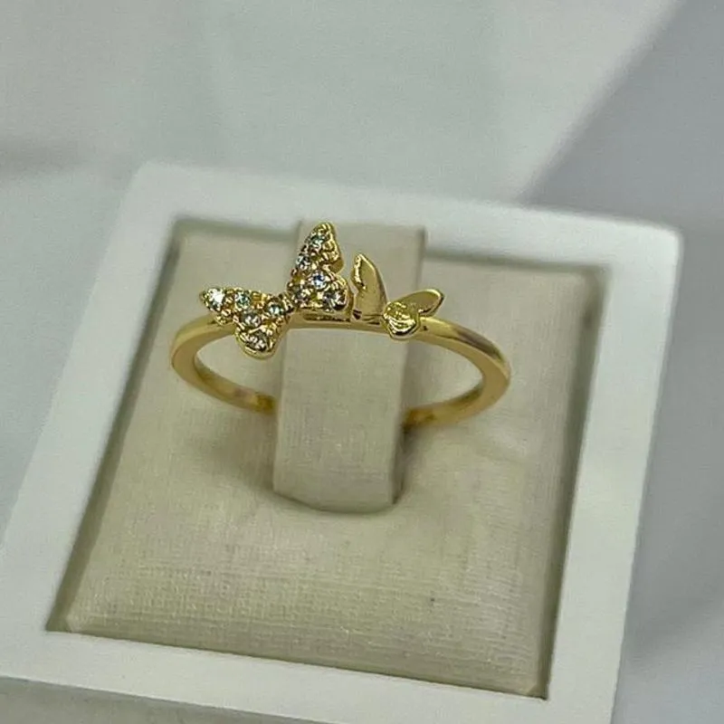 ANEL FALANGE DUO BORBOLETAS AO2020