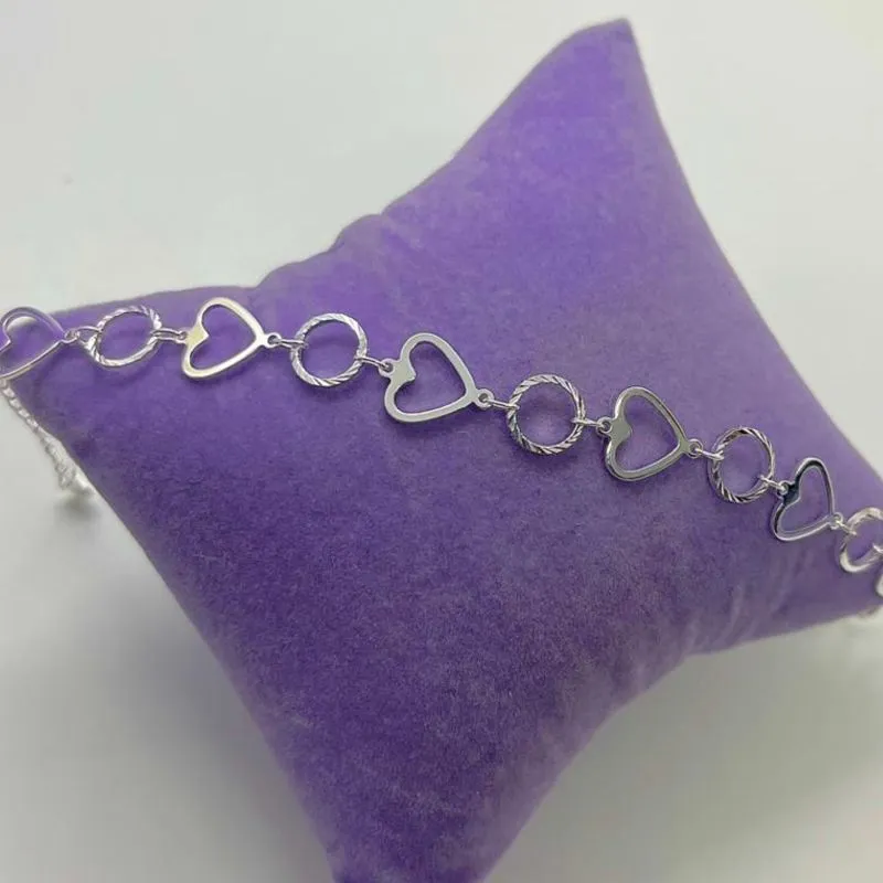 PULSEIRA CORAÇÃO E CIRCULOS VAZADOS  PP1979