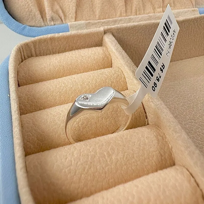 ANEL CORAÇÃO ESTICADO COM PONTO DE LUZ AP2096